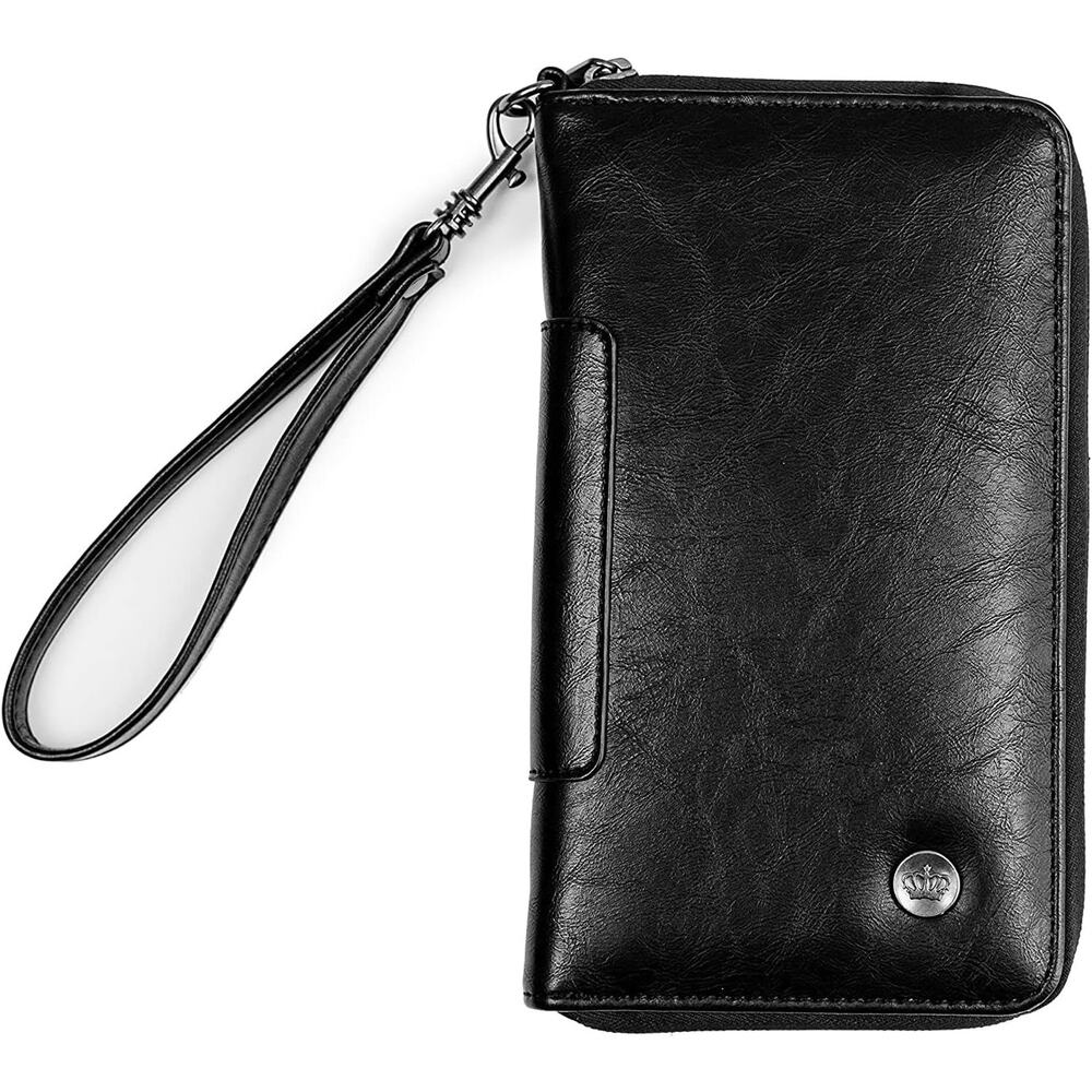 PKG Victoria Zippered Wallet in Black